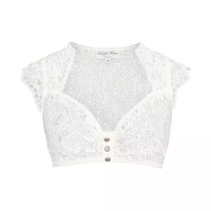 Lace Dirndl Blouse for Oktoberfest